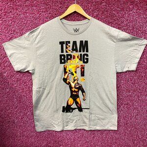 WWE The Rock Team Bring It Graphic Design T-Shirt XL